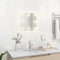 vidaXL - Wandspiegel - met - LED-lampen - vierkant - glas