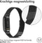 iMoshion Bandje Geschikt voor Fitbit Luxe Maat M - iMoshion Milanees magnetische band - Zwart