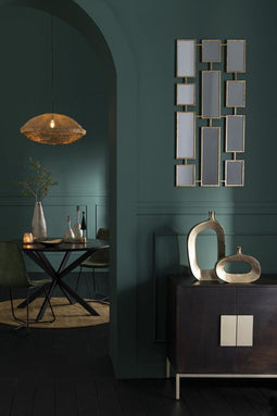 J-Line hanglamp Net - metaal - goud