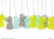 Dhink Lichtslinger met Dinosaurus Kinderkamer decoratie Lichtjes - Groen, Grijs en Blauw