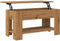 vidaXL - Salontafel - 101x49x52 - cm - bewerkt - hout - artisanaal - eikenkleur