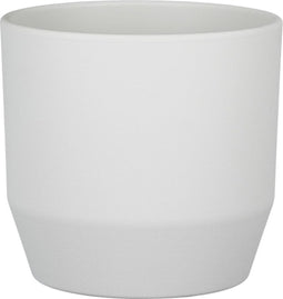 Mica Decorations Nola Bloempot - 19x19x18 cm - Keramiek - Lichtgrijs