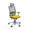 Piqueras y Crespo 1B086G2 - Bureaustoel - Verstelbare hoogte 50-62 cm - Geel