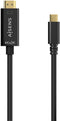 Aisens A109-0624 - HDMI naar USB Type-C Kabel - 1,8 m - Zwart