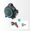 GARDENA MoveMatic - Draagbare slangenbox - Automatisch oprolsysteem - Donkergrijs