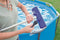 Bestway Flowclear - Onderhoudsset - 4-delige steel en chemische vlotter - Blauw