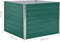 vidaXL - Plantenbak - verhoogd - 100x100x77 - cm - gegalvaniseerd - staal - groen