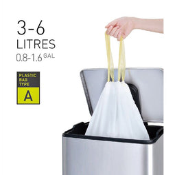 Eko - Afvalzak eko mdpe type a trekb 35x40cm 3-6l wit