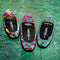 Matchu x Wotto - SUP board - Opblaasbaar - 320x81x15 - Limited edition ART - Blauw limegroen