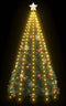 vidaXL - Kerstboomverlichting - 250 LED's - warmwit - 250 cm