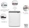 Brabantia Bo Touch Bin - Prullenbak - 2 x 30 liter - Afvalscheiding - White