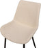 Set van 2 eetkamerstoelen AVILLA Bouclé Beige