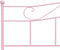 vidaXL - Bedframe - metaal - roze - 180x200 - cm