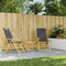 vidaXL - Tuintafel - inklapbaar - 45x45x45 cm - bamboe