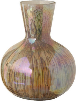 PTMD Vaas Xela - 16x16x20 cm - Glas - Grijs