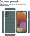 imoshion Hoesje - Geschikt voor Samsung Galaxy A32 (5G) - EasyGrip Backcover - Donkergroen