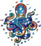 UNIDRAGON Houten Puzzel Voor Volwassenen Dier - Magnetische Octopus - 300 stukjes - King Size 40x34 cm