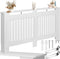 Tectake Radiatorombouw Vila - Radiatorafdekking - Lamellenontwerp - Wit - 152,5x19x82cm