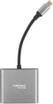 Natec Fowler Mini - USB Hub - 1x HDMI 1x USB 3.2 Gen1 type-C - Grijs