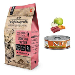 Voer WIEJSKA ZAGRODA Lamb with krill Lam 5 kg