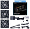 Lian Li UNI FAN TL - Case fan 120mm RGB - 3-pack (met controller) - Zwart