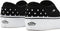 Vans WM Asher Platform - Lage sneakers - Slip-on model met 'waffle' buitenzool - Black/White - Maat 42