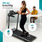 TibaGoods Elektrische Loopband - Inklapbaar - 12 Programma's - 1 t/m 12 km/h - Hellingsfunctie - Max. 130 kg