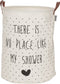 Sealskin Lyrics - Wasmand - Lederlook hengsels - Beige