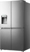 Hisense RQ760N4AIF - Koel-vriescombinatie - Water- en ijsdispenser - Energieklasse E