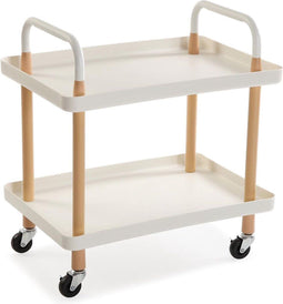 Groentetrolley Versa Skuvoy Wit Metaal Polypropyleen 36 x 55 x 53,5 cm