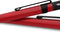 rOtring 500 vulpotlood | 0,5 mm HB-stift | Rode zeshoekige kunststof behuizing en antislip getextureerde metalen grip