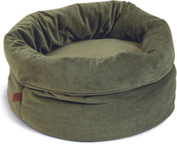 Designed by Lotte Fluco - Kattenmand - Velvet - Groen - 45x45x35 cm