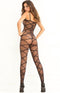 Rene Rofe Strapped up sheer bodystocking