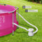 tectake® Zwembad - Opzetzwembad - Compleet met filterpomp - Ø 360 x 76 cm - Roze