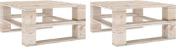 vidaXL - Tuintafels - 2 - st - pallet - geïmpregneerd - grenenhout