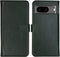 Selencia Google Pixel 8 - Echt Lederen Bookcase - 3 Pashouders - Groen
