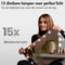 Sansbeauté® Hollywood Spiegel - Make Up Spiegel - 15 Dimbare LED-Lampen - 10X Vergroting - Bluetooth - 58x43cm