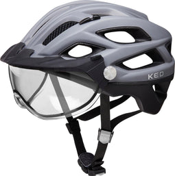 Fietshelm KED Covis Lite M (52-58cm) - grijs zwart mat