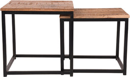 LABEL51 Set Twain Salontafel - Naturel - Mangohout