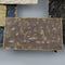 Wanddecoratie woonkamer metaal modern 3D 133 cm