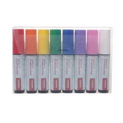 Europel - Krijtstift pel watervast 15mm assorti etui 8 stuks