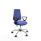 Piqueras y Crespo BFN056G - Bureaustoel - Verstelbare hoogte draaiend - Licht Blauw