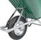 vidaXL - Kruiwagen - 90 - L - 150 - kg - gegalvaniseerd - staal - en - kunststof - groen
