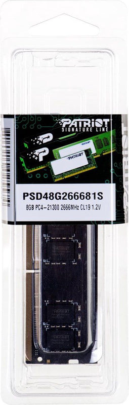 Patriot Signature PSD48G266681S - DDR4 SODIMM - 8GB 2666MHz CAS 19 - (1x)