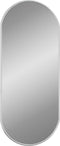 vidaXL - Wandspiegel - 60x25 - cm - ovaal - zilverkleurig
