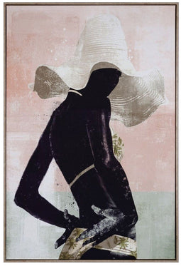 Canvas 83 x 123 cm Vrouw