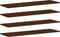vidaXL - Wandschappen - 4 - st - 100x30x1,5 - cm - bewerkt - hout - bruin - eikenkleur