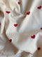 Konges Sløjd Junior Dekbedovertrek Gots - Amour rouge - 140 x 100 cm
