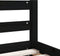 vidaXL - Kinderbedframe - met - lades - 80x160 - cm - massief - grenenhout - zwart