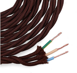 Kabel EDM 3 x 1 mm Bruin 5 m